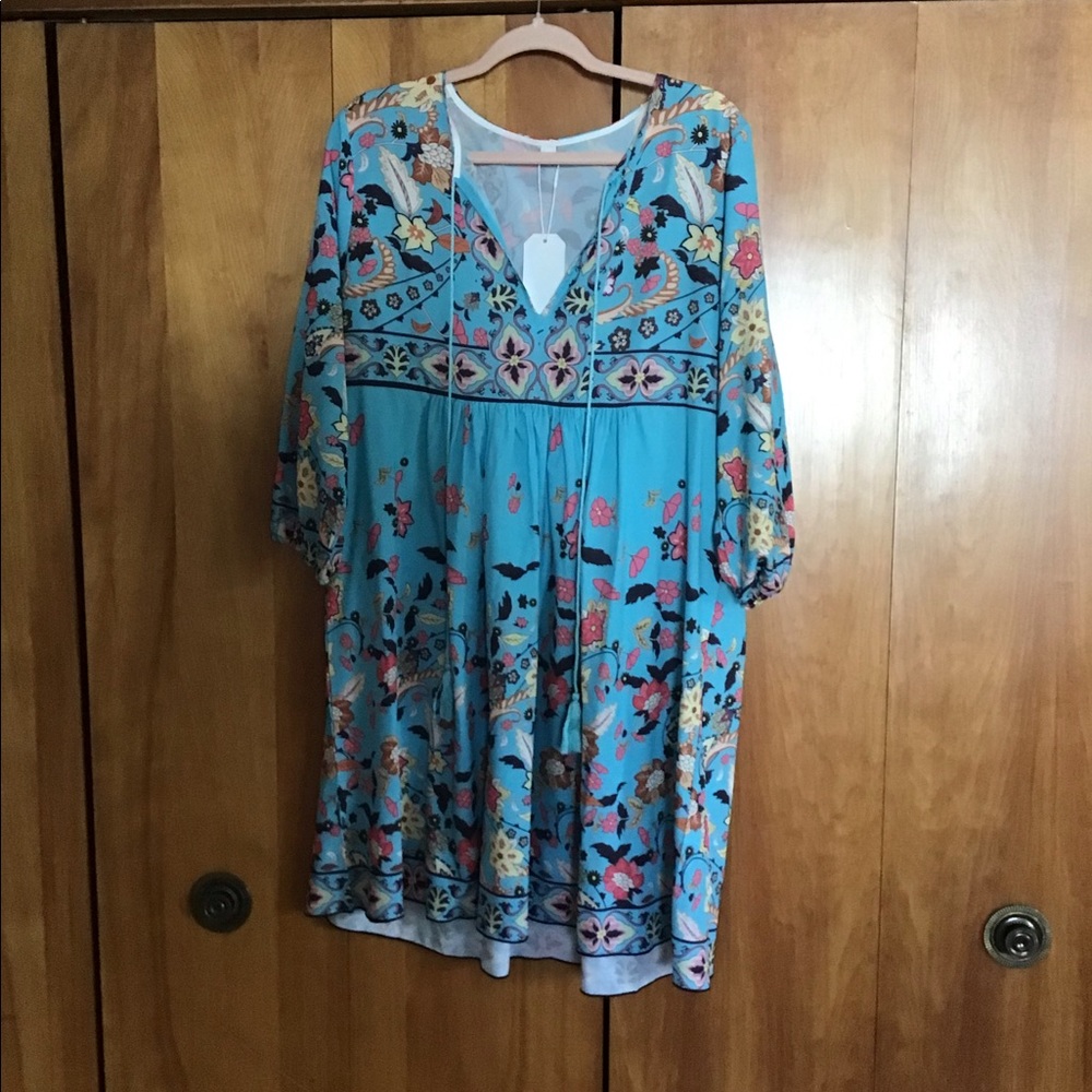 Pretty turquoise dress